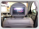 Mercedes-Benz CLS Headrest Monitor Installation