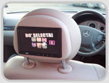 Mercedes-Benz E-Class Headrest Monitor Installation