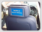 Range Rover Headrest Monitor Conversion